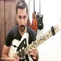 عکس نوازندگی زیبای گیتار الکتریک بهمن میرزازاده