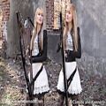 عکس METALLICA - The Unforgiven (Harp Twins) Camille and Kennerly HARP METAL