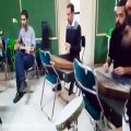 عکس تمرین برای اجرای موسیقی سنتی در كنسرواتوار موسیقی تهران