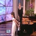 عکس اجرای زنده (umi) پیانیست کوچک در تلویزیون - آموزش پیانو