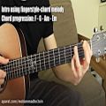 عکس Cold by Maroon 5 Acoustic Guitar Lesson Fingerstyle Technique
