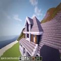 عکس آموزش ساخت خانه فوق العاده زیبا در ماینکرافت