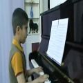 عکس پیانو-امیر مسعود10 ساله 2