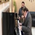 عکس همنوازی پیانو استاد ناصر چشم آذر به همراه تنبک عمران فروزش