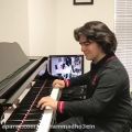 عکس نوازندگی پیانو، سامان احتشامی