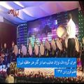 عکس اجرای گروه دف نوازان عندلیب صبا در گذر هنر حافظیه شیراز