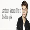 عکس Justin Bieber - Somebody To You ft Chris Brown (Lyrics)
