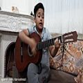 عکس گیتار نوازی یاسین راضی ۱۰ ساله