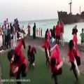 عکس رقص آذربایجانی در جزیره کیش
