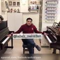 عکس حرکت عجیب با پیانو توسط بابک رشیدیان