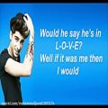 عکس One Direction - I Would (Lyrics and Pictures)