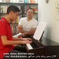 عکس پیانو قطعه والس ۶۴ شوپن توسط عباس عبداللهی مدرس پیانو