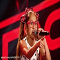 عکس مسابقه خوانندگی کودکان voicekids-دختربچه خواننده 2018