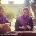 عکس سنتور و تنبک زدن زیبای دو دختر ایرانی