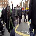 عکس فیلم عزادران حسینی در جاده های اروپا-لندن همراه با مداحی یا حسین یاحسین یاحسینم