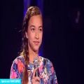 عکس مسابقه خوانندگی کودکان voicekids-دختربچه خواننده 2018
