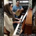 عکس پیانو نوازی قطعه بهار دلنشین توسط هنرجوی عباس عبداللهی مدرس پیانو