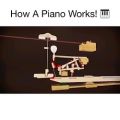 عکس چگونگی تولید صدا در پیانو