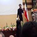 عکس رضا آرتو اجرای زنده اهنگ شهرمن سالن شهرداری