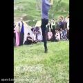 عکس رقص لزگی آذربایجانی در طبیعت Lezgina