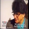عکس مصاحبه با محمدرضا شجریان در برلین - نوامبر سال ۱۹۹۸ میلادی