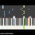عکس پیانو نوازی آهنگ زیبای آلمانی خیلی دیر (Piano zu spat) آموزش پیانو