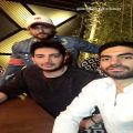 عکس امیر مقاره ( ماکان بند ) و علی کریمی ( فوتبال ) به همراه فرزاد فرزین در کافه رست