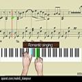 عکس پیانو نوازی آهنگ آواز عاشقانه (Piano Romantic singing) آموزش پیانو ایرانی-کلاسیک