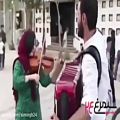 عکس اجرای دو نوازنده در بازار وکیل شیراز