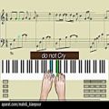 عکس پیانو نوازی آهنگ گریه نکن (Piano do not Cry) آموزش پیانو ایرانی-پاپ-کلاسیک-ترکی