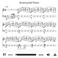 عکس نت موسیقی فیلم Breaking bad برکینگ بد برای پیانو