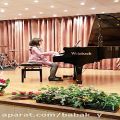 عکس اجرای پیانو توسط یاسمین یادگاری