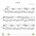 عکس نت پیانو قطعه Lady Di از ریچارد کلایدرمن