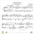 عکس نت آهنگ Clair de Lune از Claude Debussy برای پیانو