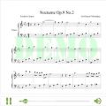 عکس آهنگ زیبای Nocturne Op 9 No 2 برای پیانو از فردریک شوپن
