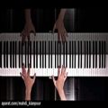 عکس پیانو نوازی آهنگ زیبای رویاهای روشن (Piano Lucid Dreams- Juice WRLD) آموزش پیانو