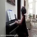 عکس بهار رستمی 7 ساله اجرای قطعه furelise بتهوون