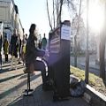 عکس پیانیست خیابانی در کی یف پایتخت اوکراین/3