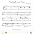 عکس نت پیانوی Finding Private Ryan