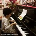 عکس هنرجوی پیانو در بیداد همایون