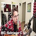 عکس تست صدای میکروفون بهرینگر Behringer C-1 و Behringer C-1u