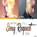 عکس LeeSora ft.SUGA of BTS_-_Song Request Lyrics Color Coded Han Rom Eng
