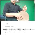 عکس آموزش چند اتود برای تمبک توسط آقای پوریا هومان در آموزشگاه موسیقی سازنو