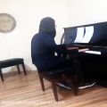 عکس پیانو نوازی هنرجوی آوای صبا