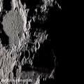 عکس سفری فضایی با قطعه مهتاب دبوسی بر فراز کره ماه