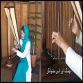 عکس چنگ ایرانی خنیاگر : نوازنده بانو راحله فیروزی