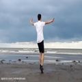 عکس رقص آذربایجانی در کنار ساحل