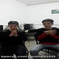 عکس زدن موسیقی با دست توسط محمد ملک زاده دانش آموز البرزی