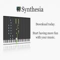 عکس دموی نرم افزار آموزشی پیانو Synthesia
