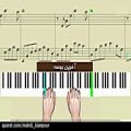 عکس پیانو آهنگ زیبای آخرین بوسه (Learn Piano Song Last kiss) آموزش پیانو ایرانی-پاپ